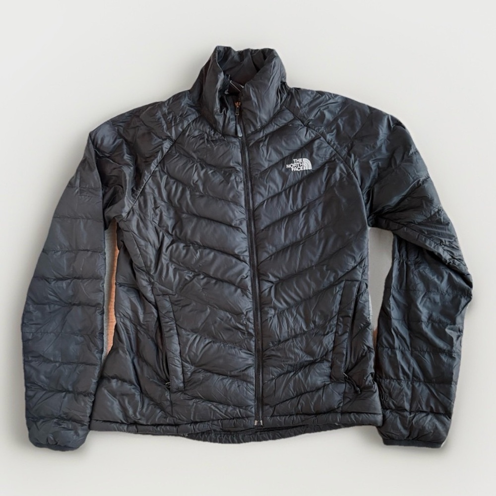 The North Face Women's Size M Full Zip Black Puffer Jacket 800